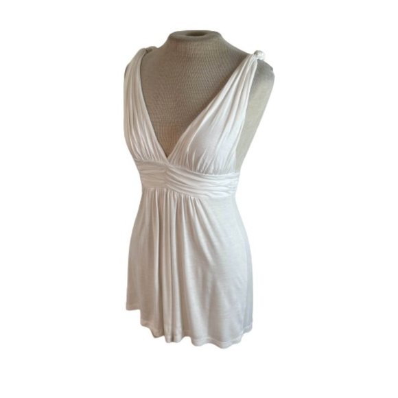 Sharp Rope Tops - Sharp Rope Strap Tank Top White S Small